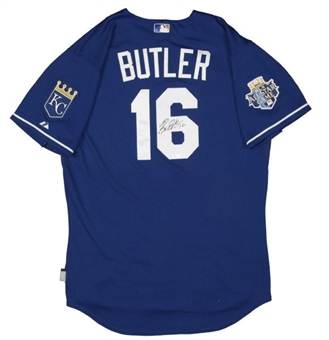 2012 Billy Butler Game Worn and Signed Kansas City Royals Jersey (MLB Authenticated)